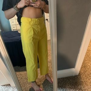 Anthropologie Paper Bag Trousers